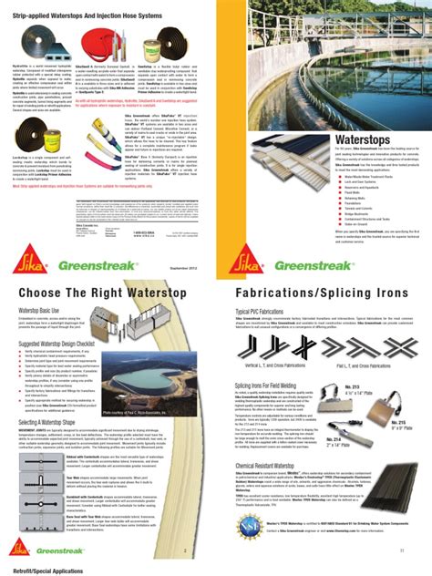 sika waterstop catalog.